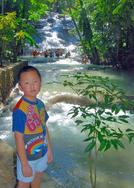 2009-01-31_ Thoughtful 5-Yr-Age @ Ocho Rios Dunn's River Falls0001.JPG