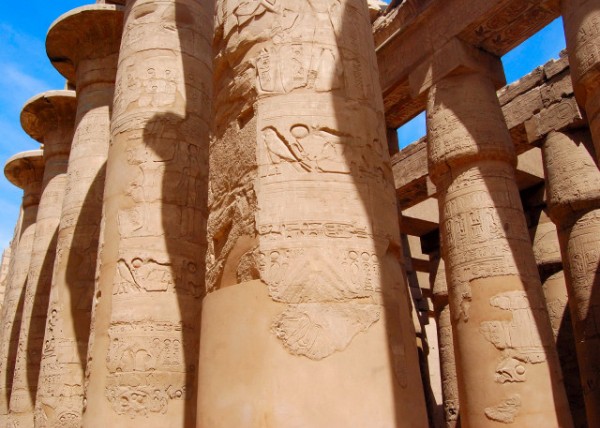 04-09-11_ Open Papyrus Umbel Capitals & Architrave on the Central Columns of the Hypostyle Hall-10001.JPG