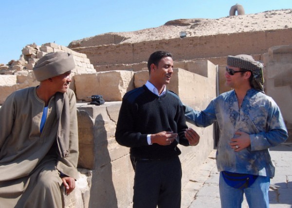 04-07-11_ Nubian_ Police_ & Tour Guide Met @ Kom Ombo Temple_ Kom Ombo0001.JPG