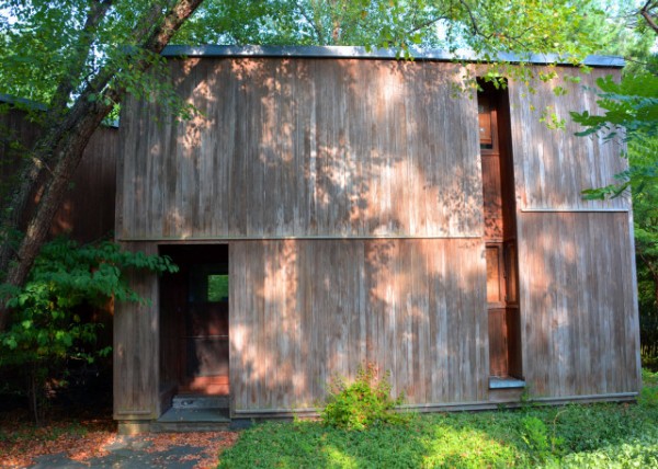 2022-08-20_Norman Fisher House Characterized by dual cubic volumes_ stone foundation & detailed cypress cladding as a clear statement of how Louis Kahn works differed from that of his contemporari0001.JPG