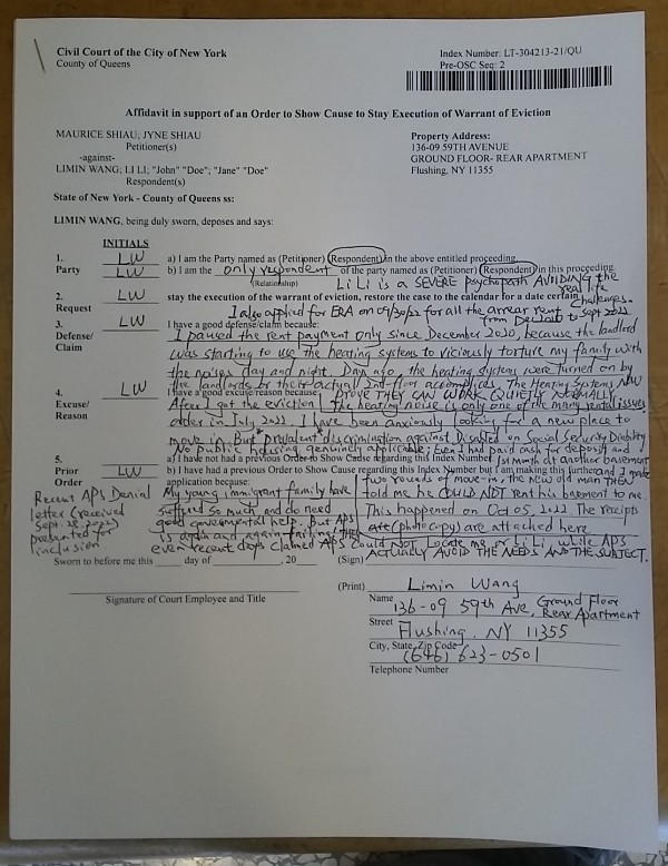 p5 My 10062022 Order to Show Cause filing before giving back to court room 209.jpg