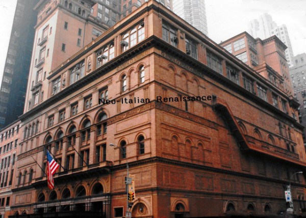 2017-06-03_Carnegie Hall (1891) in Renaissance Revival @ 881 7th Ave0001.JPG