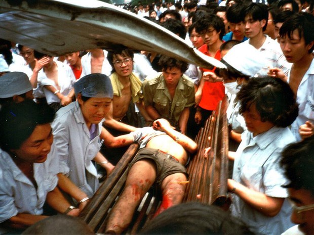 1989年6月4日大屠杀之夜平民伤亡 （六四档案图）