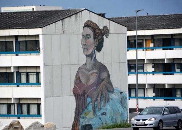 2023-08-21_Public Housing Apt Decorated w Woman of the Sea_ Part of an Inuit Legend though Inuit Beaten down by Danish Colonizers & now Changing & Thriving0001.JPG
