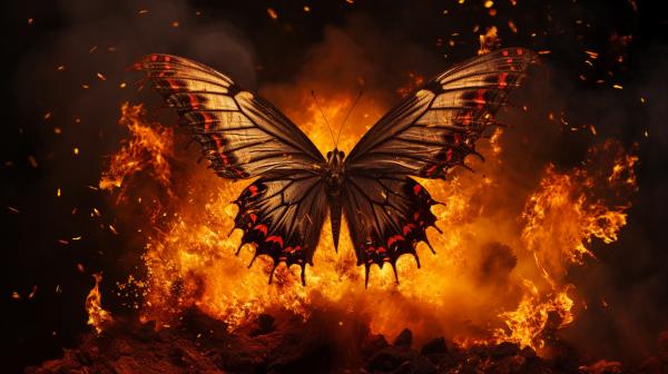 teyouli_a_clourful_butterfly_jumping_into_the_fire_on_earth_3b77bff6-3594-4645-8e37-d427624bf796.png