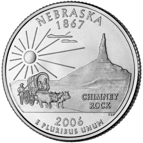 2006 P Nebraska State Quarter BU - Picture 1 of 1