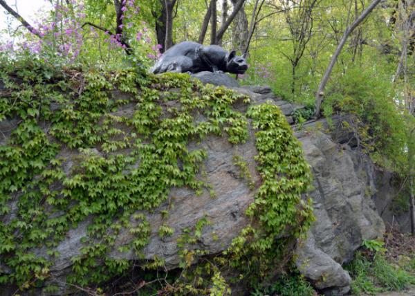 2024-04-27_Statue_Still Hunt Perched on a Rock Outcrop in Depicting an American Panther in a Low Crouch_ Ready to Pounce-10001.JPG
