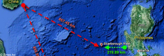 Scarborough Shoal Map