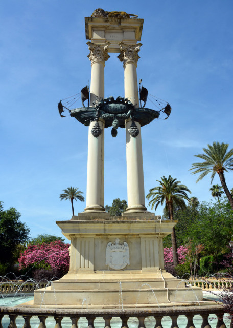 2024-06-05_Monument to Christopher Columbus w a Pillar Representing a Spanish Galleon, Symbolic of How the Spaniards' Conquer, Colonization, & Trad.JPG