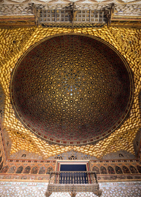 2024-06-05_34_Dome Ceiling in the Hall of Ambassadors w 16th-Century Coffered Ceiling of Octagonal & Star-Shaped Caissons-20001.JPG