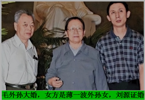 顾晓军 毛外孙大婚，女方是薄一波外孙女，刘源证婚.png