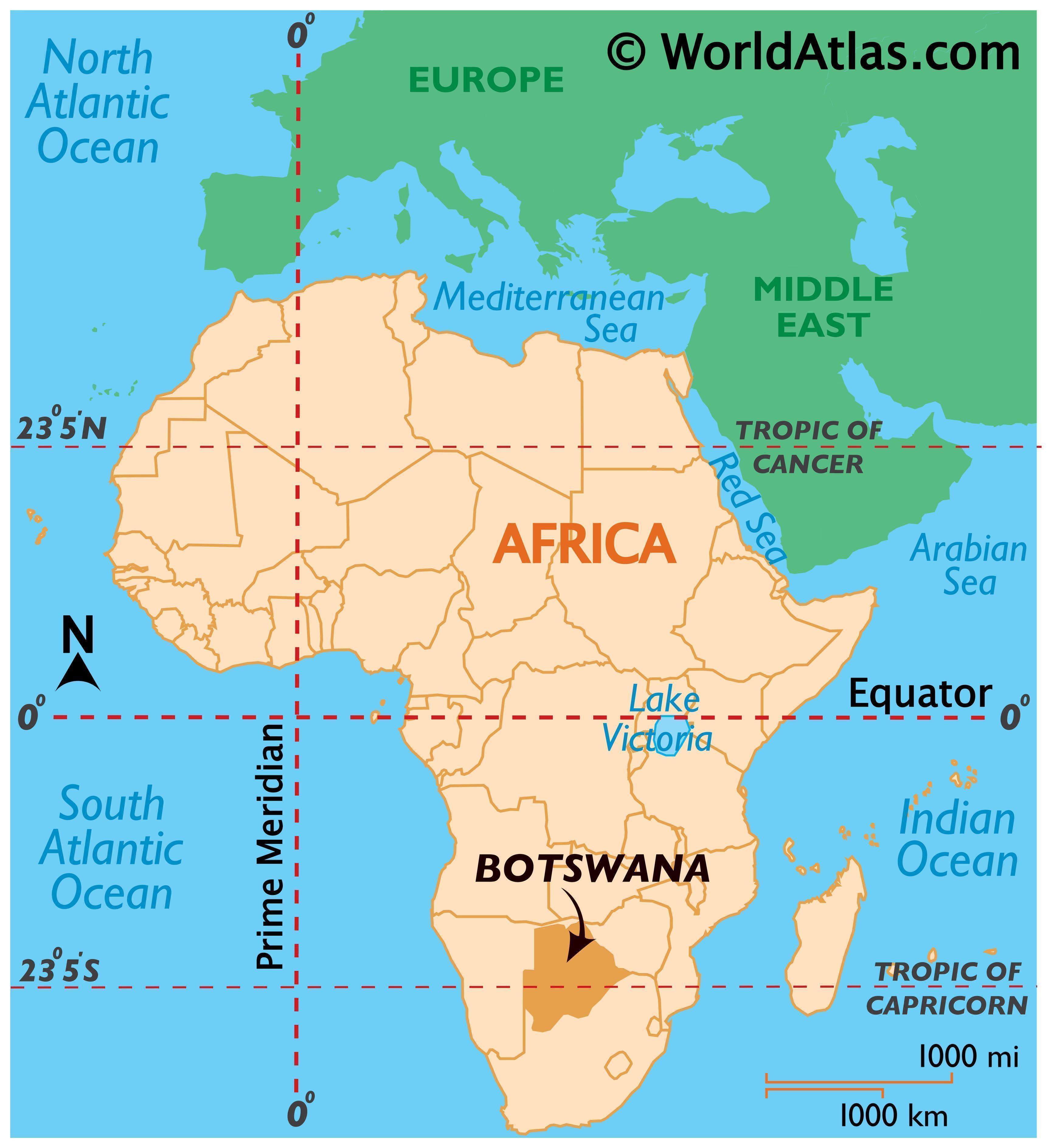 Botswana Maps & Facts - World Atlas