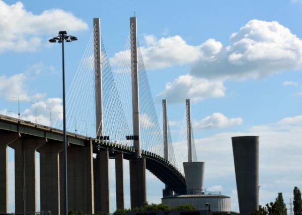 2024-06-22_21_Queen Elizabeth II Bridge across the River Thames & the Ventilation Shafts @ Dartford0001.JPG