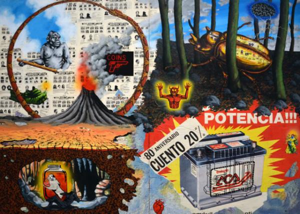 2024-10-19_38_David Wojnarowicz 1987 Fire Acrylic & Cut-and-Pasted Paper on Wood in 2 Panels0001.JPG