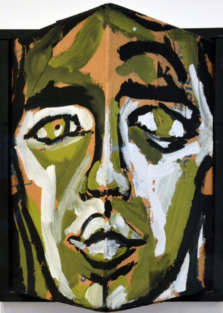 2024-10-19_42_Luis Fragella David Wojnarowics_ NYC (Triangle Head) 1984 Acrylic on Cardboard & Wood0001.JPG