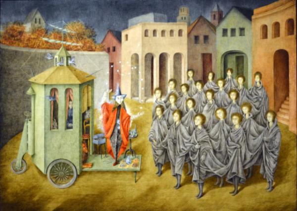 2024-10-19_122_Remedios Varo The Juggler (The Magician) 1956 Oil & Inlaid Mother of Pearl on Board0001.JPG