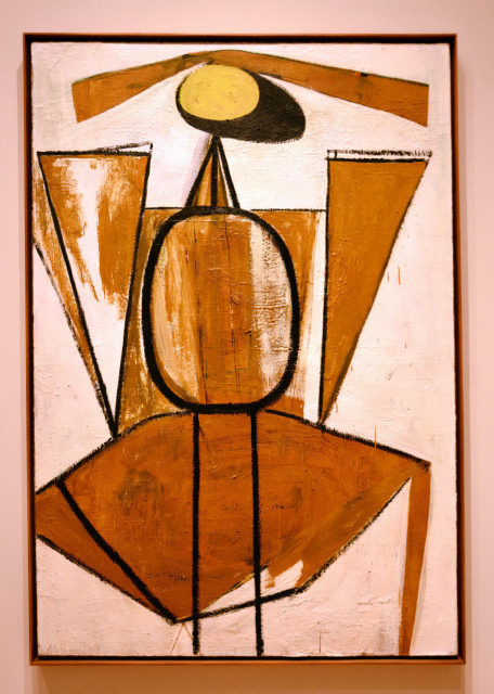 2024-10-19_253_Robert Motherwell Personage_ w Yellow Ochre & White 1947 Oil on Canvas0001.JPG