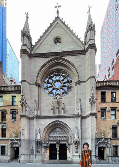 2024-12-14_01_Façade w Statue of the Blessed Virgin at the Entrance in French Gothic Built in 1894-95-10001.JPG