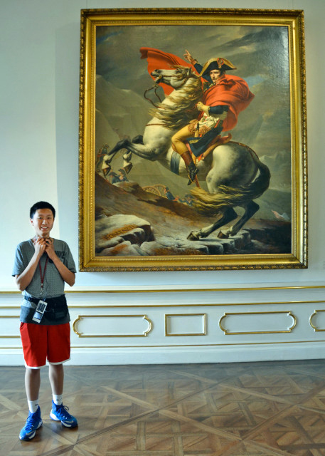 2017-07-09_Belvedere_Napoleon Crossing the Alps by Jacques-Louis David һûʦſˡ·סشԽ˹ɽ0001.JPG