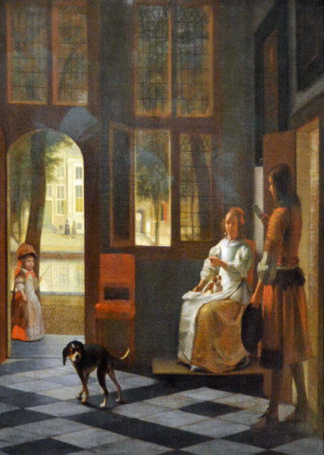 2017-08-16_Rijksmuseum_Man Handing a Letter to a Woman in the Entrance Hall of a House by Pieter de Hooch in 1670 ˵á¡աӽŽһŮӡ-10001.JPG
