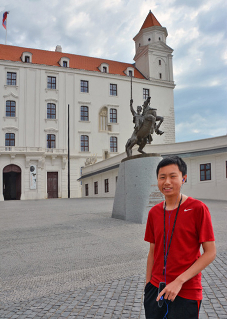 2017-07-10_Castle_Honorary Courtyard w a Statue of Svätopluk ͥԺĦ롶άǵ˹¬һ-20001.JPG