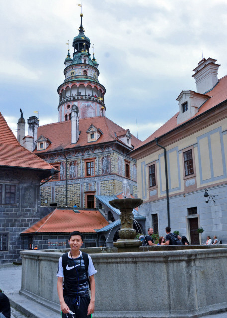 2017-07-07_State Castle & Chateau Cesky Krumlov_Stone Fountain in the 1st Courtyard ҳǱͿ³ķһͥԺʯȪ-20001.JPG