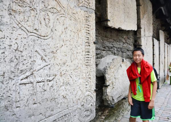 2016-06-30_St. Catherine's Passage_Tombstones from 14C Monastery-30001.JPG