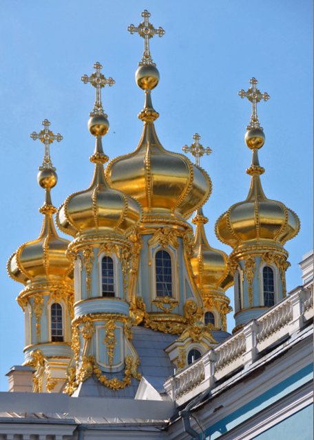 2016-07-02_Catherine Palace_Onion Domes of the Resurrection Church Բ-20001.JPG