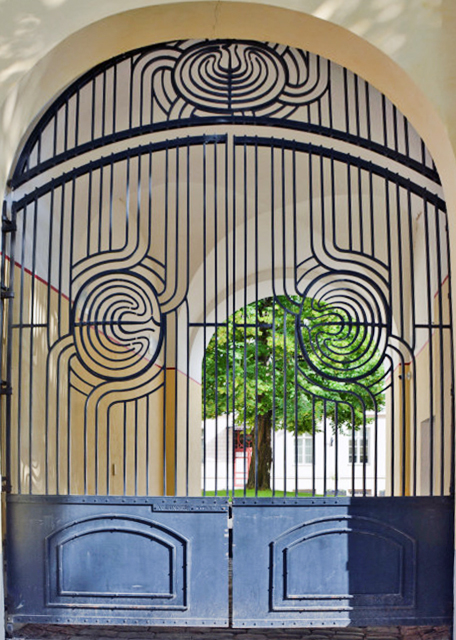 2016-06-30_Stenbock House_Backdoor Wrought- Iron Door Deco ˹˹ʾӡԺ0001.JPG