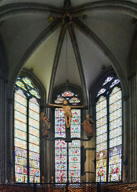 2017-08-18_Kölner Dom_Stained Glass_Christ on Cross ʮּϵĻ.JPG