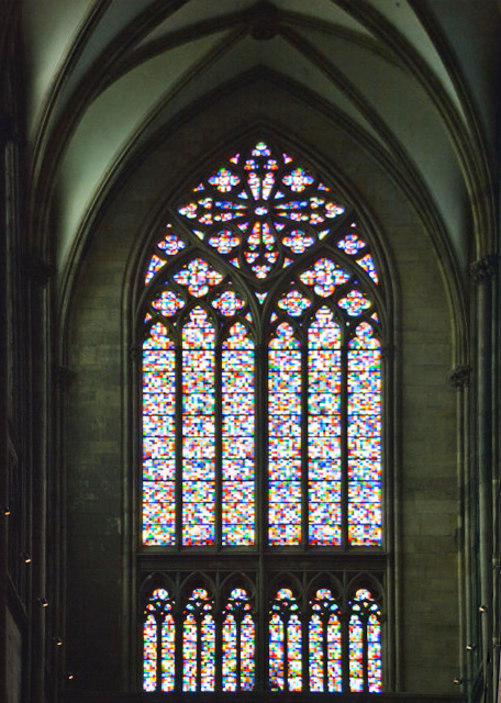2017-08-18_Kölner Dom_Modern Stained Glass Window by Gerhard Richter ִ-10001.JPG