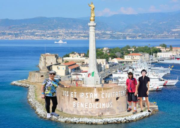 2015-07-02_Forte del Santissimo Salvatore in Messina_We bless you and your City via Emerald Princess0001.JPG