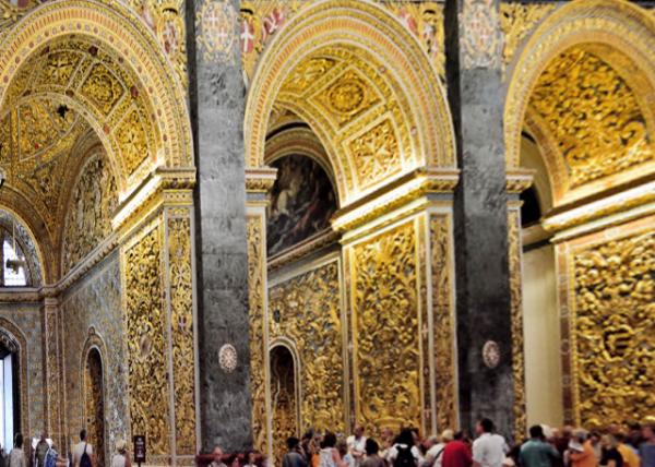 2015-07-01_Valletta_St Johns Co Cathedral_Intricate Carved Stone Walls ۸ӵĵʯǽ-110001.JPG
