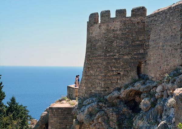2015-06-17_Remains of a Doric Temple of Athena Lindia, Dating from about 300 BC the Castle of the Knights of St John, Built before the 13th Century.jpg