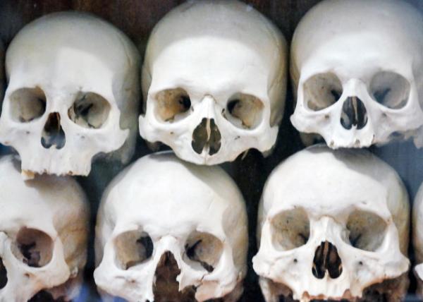 2015-06-22_11C Nea Monastery_Ossuary_Victim Skull of the Ottoman Sack  in 1821 عá1821ΪѰ˹۹ͳζϣ˹­-70001.JPG