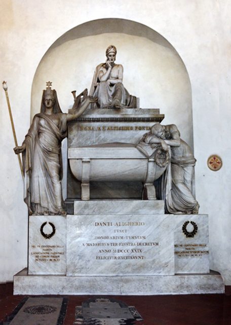 2018-07-19_Florence_Basilica di Santa Croce_Tomb of Dante Alighieri Dante Alighieri Ү֮Ĺ0001.JPG