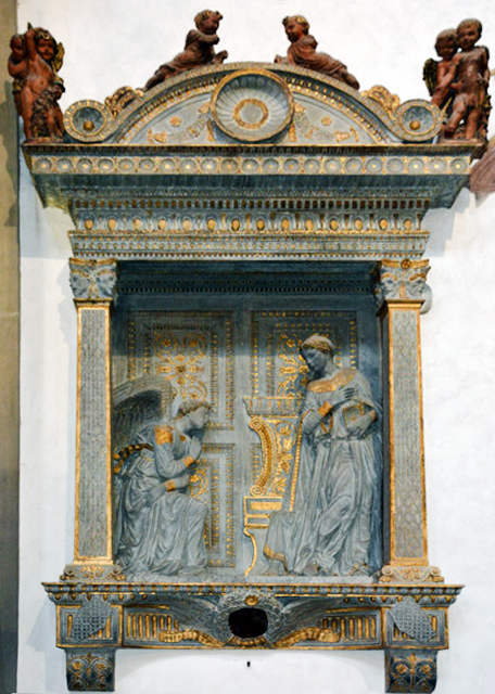 2018-07-19_Florence_Basilica di Santa Croce_Donatello's Tabernacle_ Cavalcanti Annunciation ̩ʥ߶ٱϲ-10001.JPG