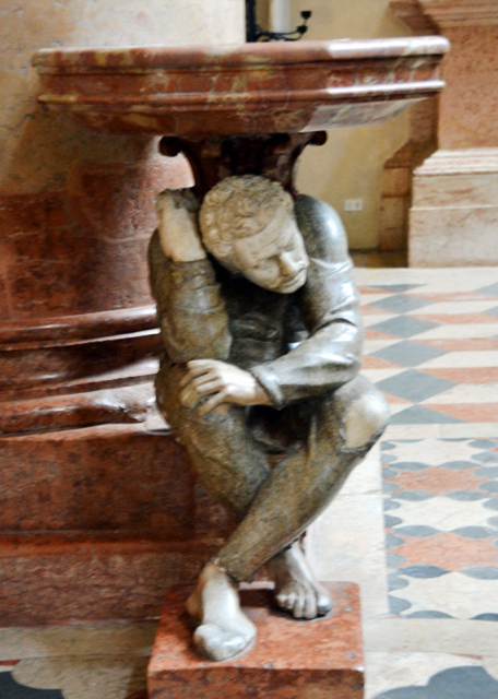 1750478432665682.jpg 2018-07-10_Church_Sant'Anastasia_Stoup_Hunchback by Paolo Orefice 圣水钵— 保罗·奥雷菲斯《驼背》0001.JPG