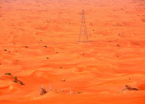 2013-12-10_Rub Al Khai Desert_Power Tower Silhouette Ӱ-50001.JPG