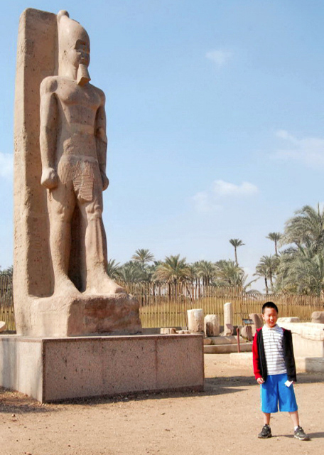 04-05-11_ Mit Rahina_Statue of Ramses II in Limestone from New Kingdom_ Ptah of Memphis-20001.JPG