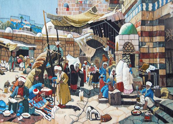 04-05-11_Khan Al Khalili Market_Handcrafted Tapestry.jpg
