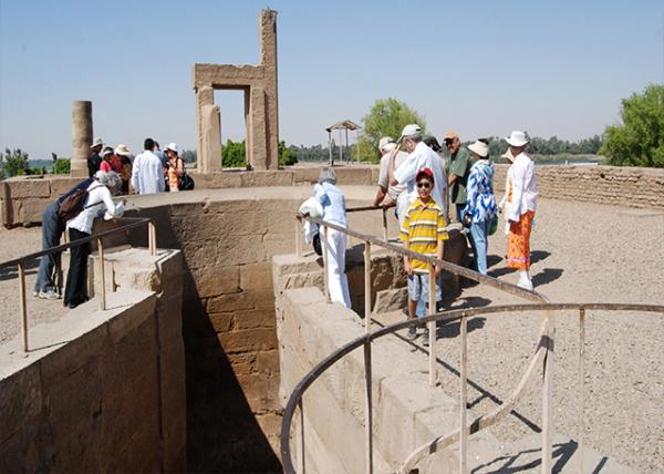 04-07-11_ Ancient Nilometer a Circular Well Used on Rhoda Island in Cairo Especially During the Season of the Flooding of the Nile.jpg