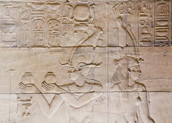 04-07-11_ Reliefs in the Sanctuary, Temple of Isis.jpg