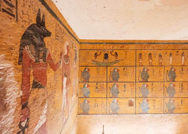 04-08-11_ Valley of the Kings_Exquisite Reliefs & Paintings Adorning the Tomb of Tutankhamun, a Pharaoh of the 18th Dynasty.jpg