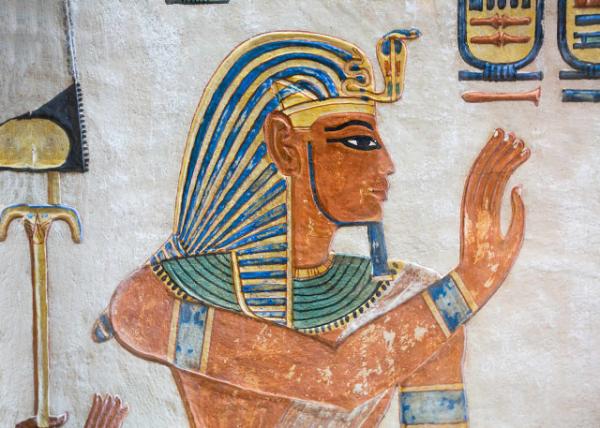 04-08-11_ Valley of the Queens_Bas Relief, Tomb of Prince Amenherkhepshef (Amenkopshef), QV55.jpg