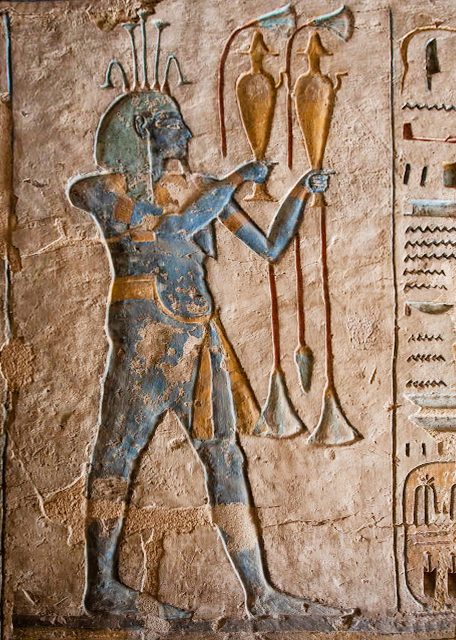 1752985219298792.jpg 04-08-11_ Relief of God Hapi @ Great Hypostyle, 1187-56 BCE You are unique, you created yourself from yourself, without anyone knowing your essence.jpg