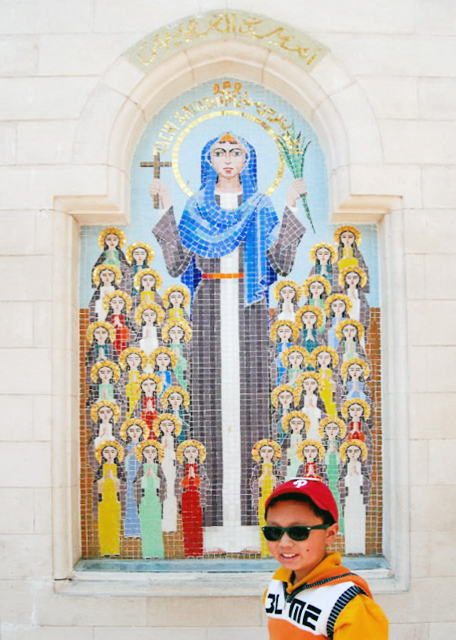 04-12-11_ Courtyard in Hanging Church_ Cairo-20001.JPG