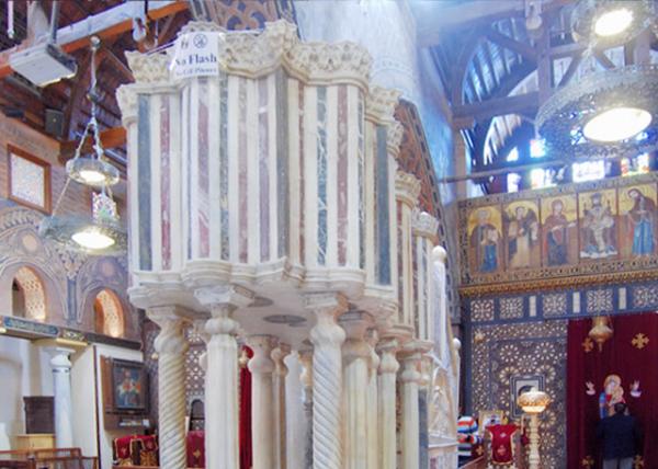 04-12-11_  Hanging Church_13 Columns Representing Christ & His Disciples ʯ̳13ʯ֧ţҮպ12λͽһɫʯҮյ̴0001.JPG
