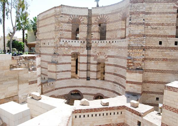 04-12-11_ Church of St. Barbara_Fortress of Babylon, Remains of One of the Two Towers Guarding the Roman Canal0001.jpg