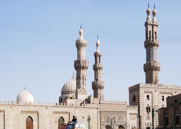 04-12-11_ Al-Azhar Mosque_5 Minarets, Examples of Fatimid, Mamluk, & Ottoman Influences.jpg